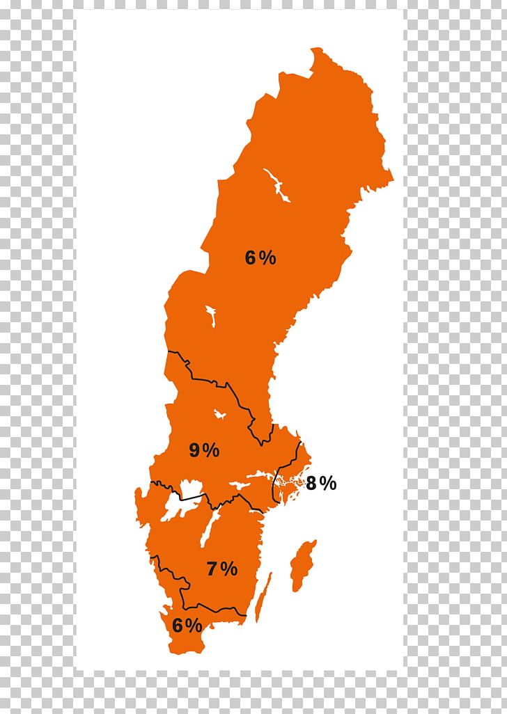 Sweden Map PNG, Clipart, Canvas Print, Carnivoran, Line, Map, Orange Free PNG Download