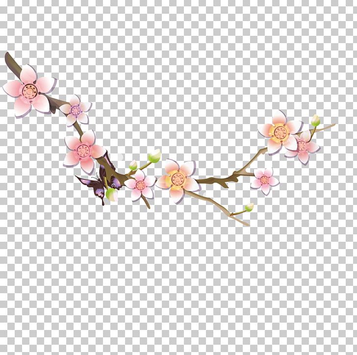 Paper Flower Plum Blossom PNG, Clipart, Blossom, Blossoms, Blossom Vector, Branch, Cartoon Free PNG Download