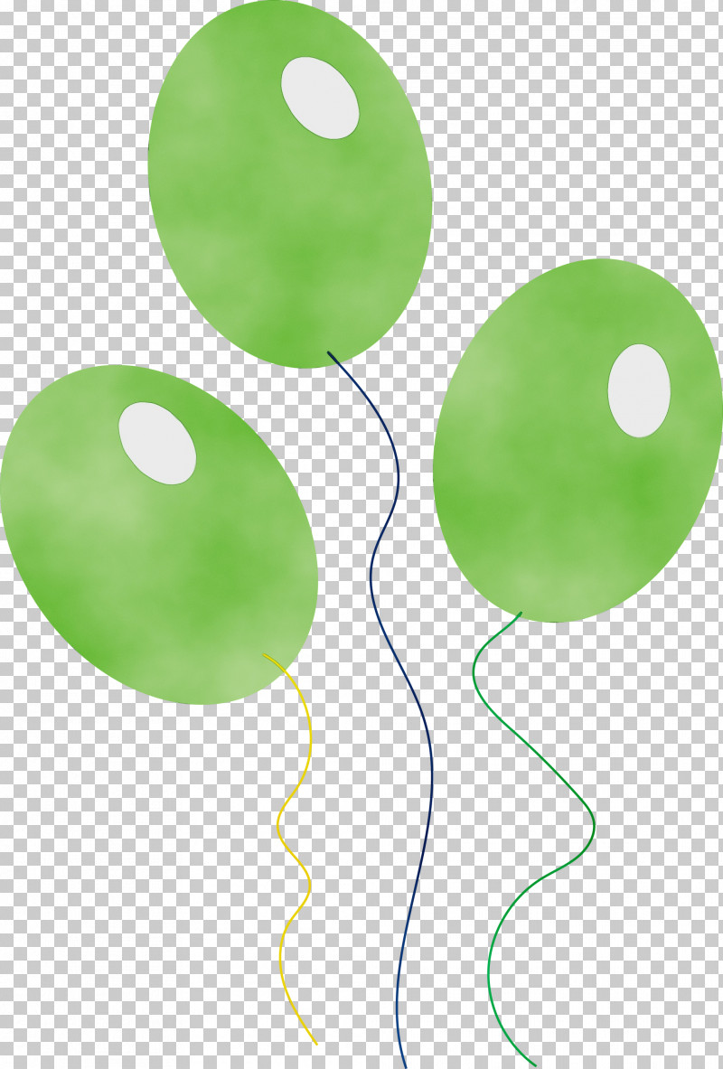 Green Balloon PNG, Clipart, Balloon, Green, Paint, Watercolor, Wet Ink Free PNG Download