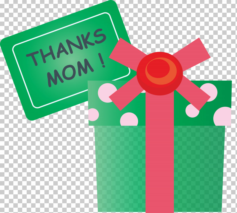 Mothers Day Gift Thanks Mom PNG, Clipart, Green, Mothers Day Gift, Symbol, Thanks Mom Free PNG Download