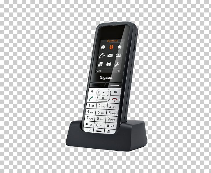 Gigaset Communications Digital Enhanced Cordless Telecommunications IP-DECT Voice Over IP Telephone PNG, Clipart, Answering Machine, Electronics, Feature Phone, Gadget, Gigaset Communications Free PNG Download