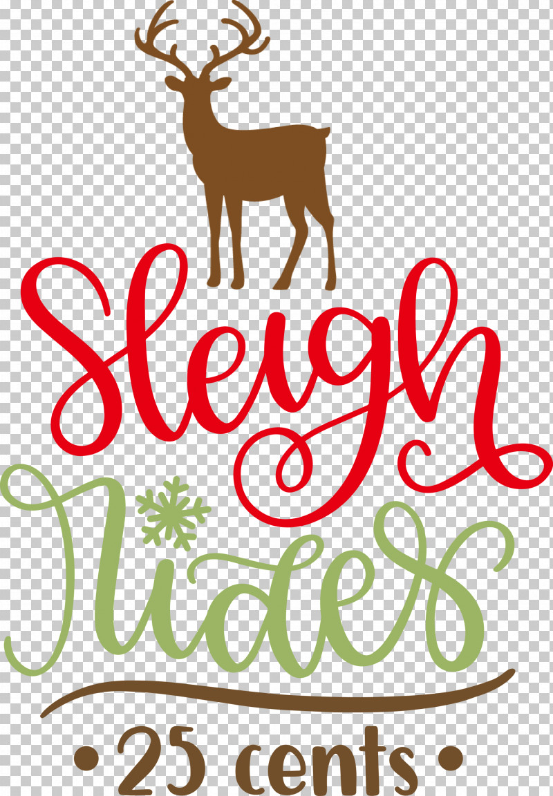 Sleigh Rides Deer Reindeer PNG, Clipart, Antler, Black And White, Christmas, Christmas Day, Christmas Decoration Free PNG Download