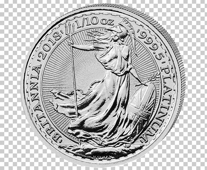 Royal Mint Britannia Platinum Coin Bullion Coin PNG, Clipart, American Platinum Eagle, Apmex, Black And White, Britannia, Bullion Coin Free PNG Download