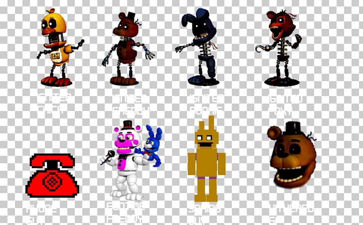 FNaF World Five Nights At Freddy's Animatronics Character PNG, Clipart, 8bit, Animatronics, Art, Cartoon, Character Free PNG Download