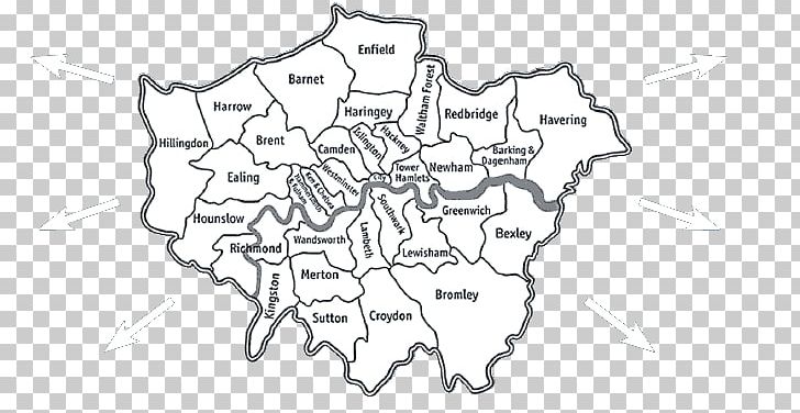 London Borough Of Southwark London Boroughs Map London Borough Of Bromley PNG, Clipart, Angle, Area, Black, Black And White, Blank Map Free PNG Download