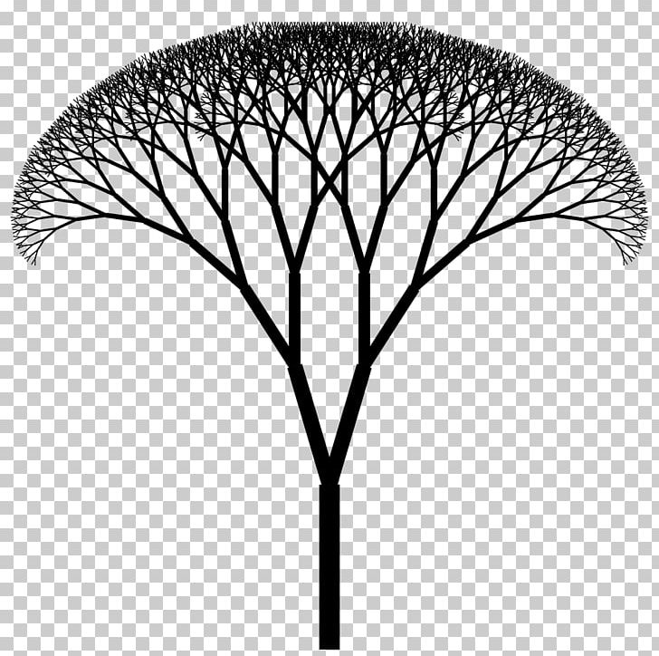 Fractal Canopy Geometry Fractal Tree Index H Tree PNG, Clipart, Black And White, Branch, Canopy, Curve, Fractal Free PNG Download