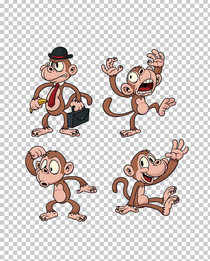 Ape The Evil Monkey Chimpanzee Cartoon PNG, Clipart, Animal, Animals, Animal Vector, Animation, Anime Character Free PNG Download