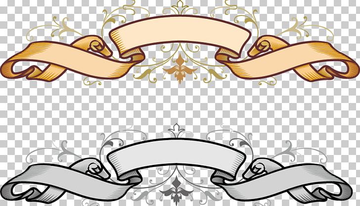 Beautifully Decorated Retro Ribbon PNG, Clipart, Area, Banner, Clip Art, Computer Icons, Decorated Free PNG Download