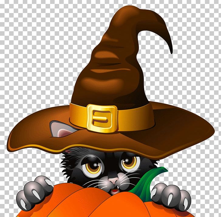 Cat Halloween Pumpkin PNG, Clipart, Animals, Beak, Bird, Bird Of Prey, Black Cat Free PNG Download