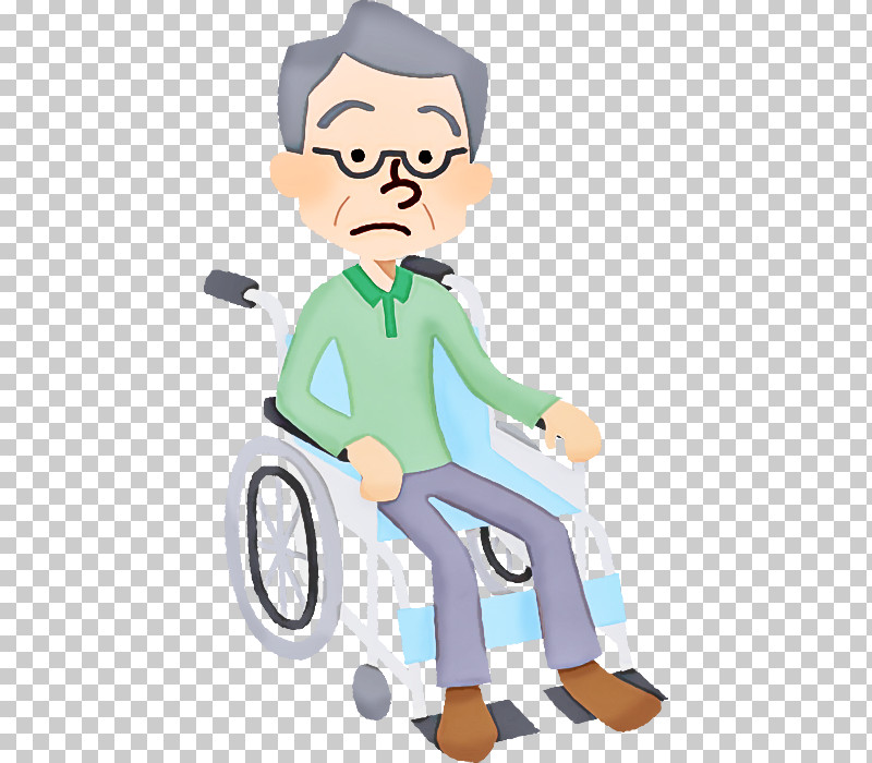 Cartoon Wheelchair PNG, Clipart, Cartoon, Wheelchair Free PNG Download