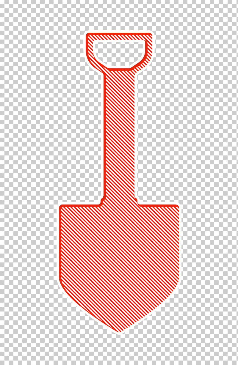 Shovel Icon Archeology Icon PNG, Clipart, Archeology Icon, Line, Orange, Red, Shovel Icon Free PNG Download