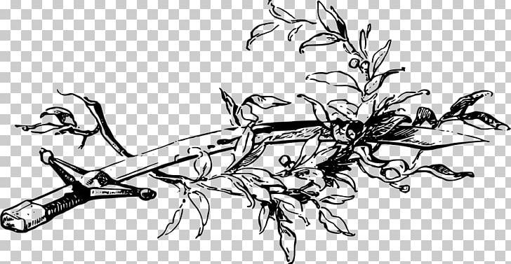 Olive Branch Sword Olive Wreath Weapon PNG, Clipart, Art, Artwork, Black And White, Branch, Doves As Symbols Free PNG Download