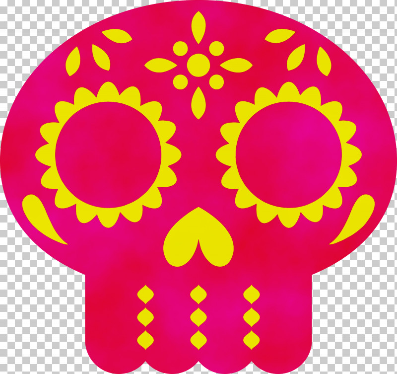 Circle Yellow Day Of The Dead Flower Pattern PNG, Clipart, Analytic Trigonometry And Conic Sections, Circle, D%c3%ada De Muertos, Day Of The Dead, Flower Free PNG Download
