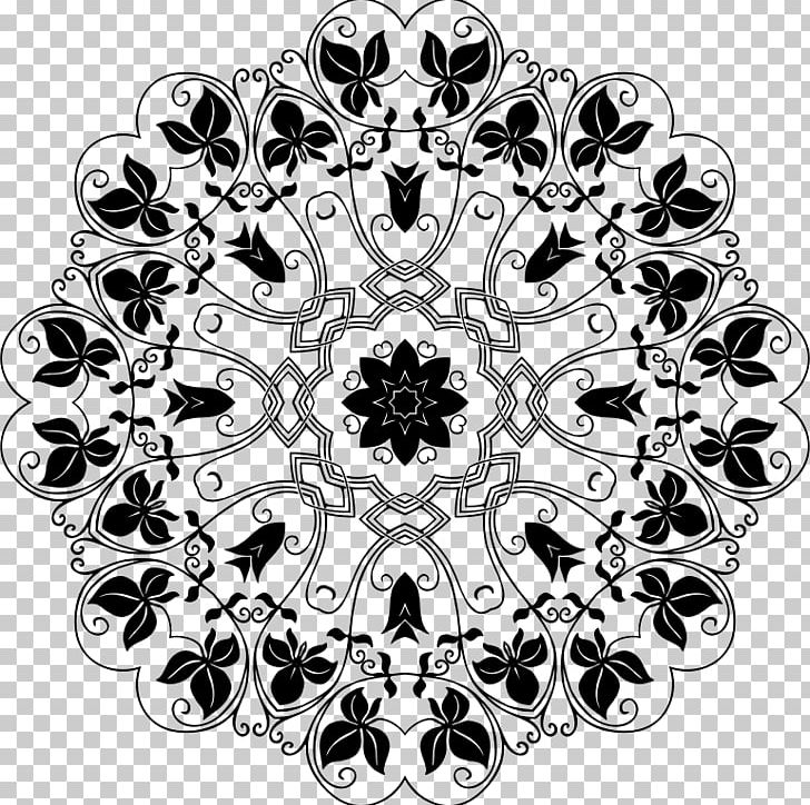 Floral Design Flower Pattern PNG, Clipart, Art, Black And White, Can Stock Photo, Circle, Decorative Arts Free PNG Download