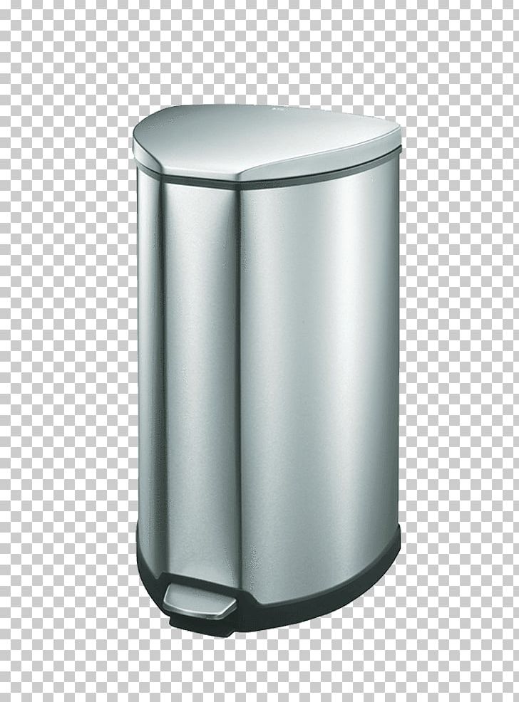Rubbish Bins & Waste Paper Baskets Recycling Bin Stainless Steel Plastic PNG, Clipart, Angle, Bin Bag, Cylinder, Kitchen, Lid Free PNG Download