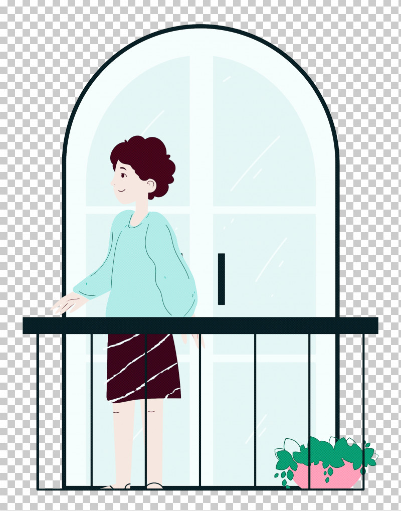 Balcony Home Rest PNG, Clipart, Balcony, Behavior, Cartoon, Furniture, Geometry Free PNG Download