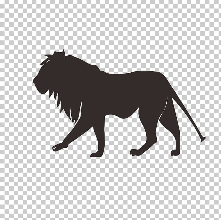 Lion Tiger Cougar Felidae PNG, Clipart, Animal, Animals, Big Cats, Black, Black And White Free PNG Download