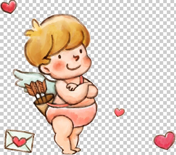 Valentines Day Love Little Angel PNG, Clipart, Angel, Angel Wing, Angel Wings, Cartoon, Child Free PNG Download