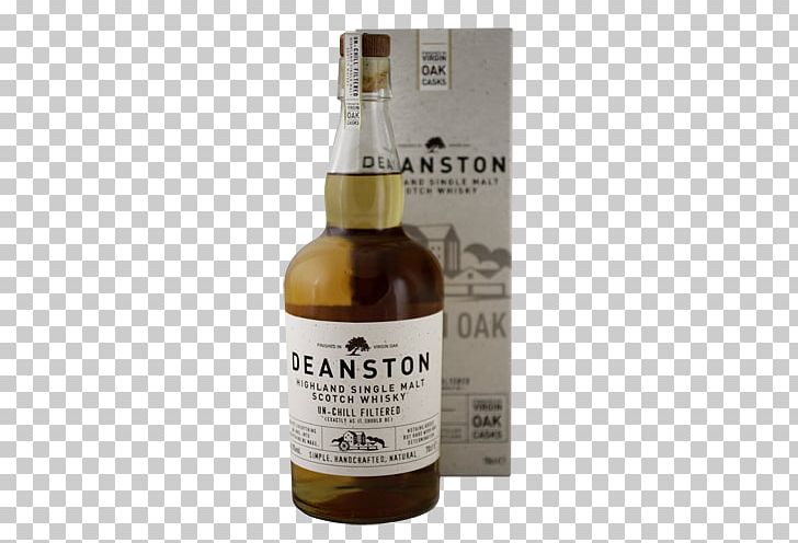 Whiskey Deanston Virgin Oak Single Malt Whisky Liqueur PNG, Clipart, Alcoholic Beverage, Bottle, Deanston, Dessert Wine, Distilled Beverage Free PNG Download