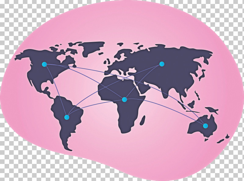 Connected World PNG, Clipart, Connected World, Pink, Plant, Plate, Silhouette Free PNG Download