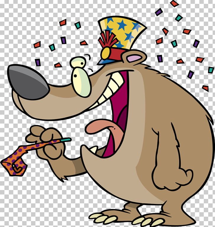 Bear Party Hat Cartoon PNG, Clipart, Animal, Animal Clipart, Animals, Animated Film, Artwork Free PNG Download