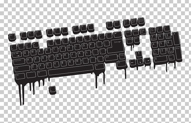 Computer Keyboard Wall Decal Sticker PNG, Clipart, Cherry, Computer, Computer Keyboard, Decal, Decorative Arts Free PNG Download