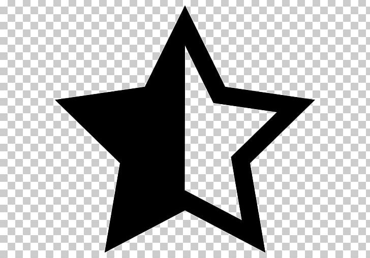 Star Polygons In Art And Culture Five-pointed Star Computer Icons PNG, Clipart, Angle, Black And White, Computer Icons, Fivepointed Star, Half Free PNG Download