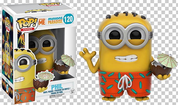 Minions Paradise Bob The Minion Funko Action & Toy Figures PNG, Clipart, Action Toy Figures, Bobblehead, Bob The Minion, Coconut, Collectable Free PNG Download