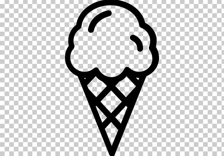 Ice Cream Cones Computer Icons Food PNG, Clipart, Black And White, Computer Icons, Dessert, Encapsulated Postscript, Food Free PNG Download