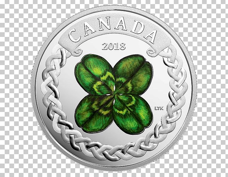 Canada Silver Coin Royal Canadian Mint Proof Coinage PNG, Clipart, Bullion Coin, Canada, Canadian Silver Maple Leaf, Clover, Coin Free PNG Download