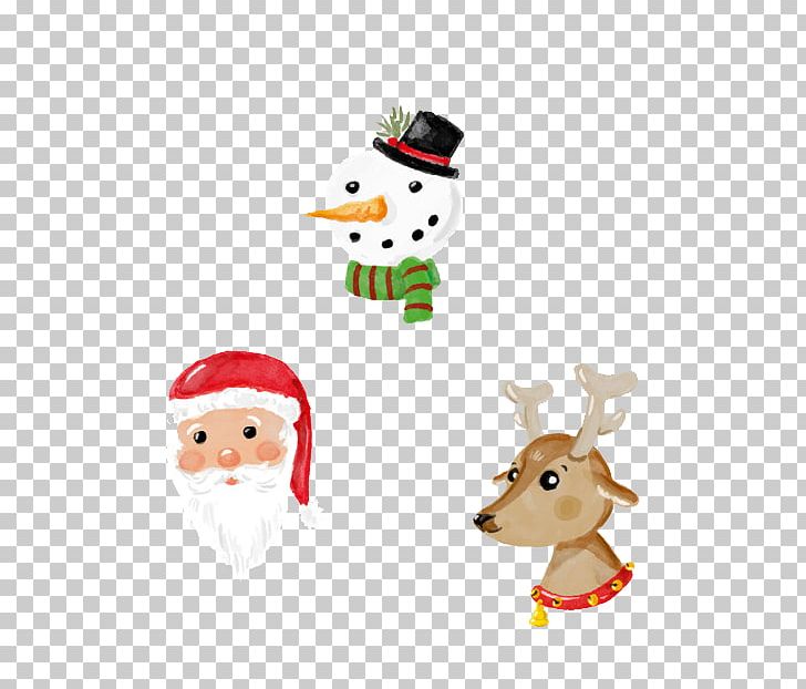 Santa Claus Reindeer Christmas Snowman PNG, Clipart, Animals, Christmas, Christmas Border, Christmas Decoration, Christmas Eve Free PNG Download