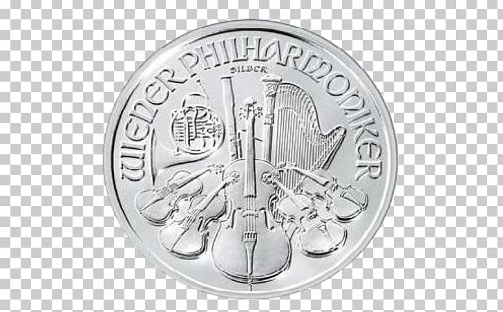 Austrian Silver Vienna Philharmonic Musikverein Coin Austrian Silver Vienna Philharmonic PNG, Clipart, Body Jewelry, Bullion Coin, Coin, Feinunze, Gold Free PNG Download