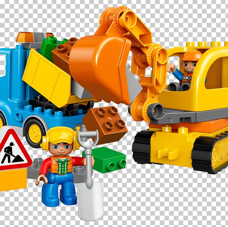 LEGO 10812 DUPLO Truck & Tracked Excavator Lego Duplo Toy PNG, Clipart, Architectural Engineering, Backhoe, Backhoe Loader, Continuous Track, Duplo Free PNG Download