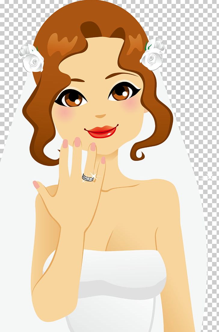 Marriage Cartoon Drawing PNG, Clipart, Cartoon Character, Cartoon Eyes, Couple, Diamond, Diamond Ring Free PNG Download