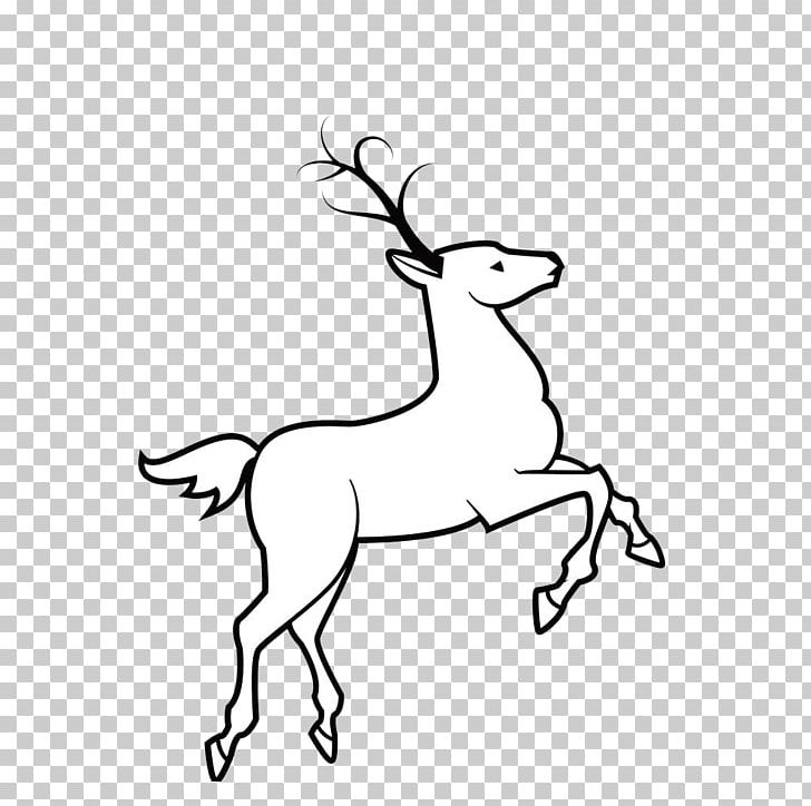 Reindeer PNG, Clipart, Animal, Antler, Area, Background Black, Black Free PNG Download