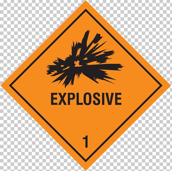Dangerous Goods Placard Explosion Explosive Material Hazchem PNG, Clipart, Angle, Area, Brand, Combustibility And Flammability, Dangerous Goods Free PNG Download