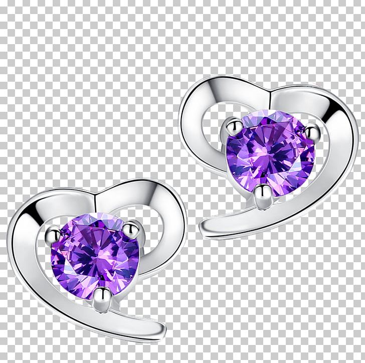 Earring Sterling Silver Cubic Zirconia Jewellery PNG, Clipart, Abstract Shapes, Amethyst, Art, Body Jewelry, Bracelet Free PNG Download