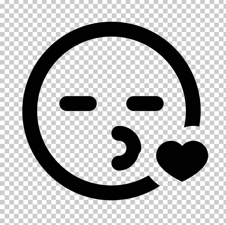 Smiley Computer Icons Emoticon PNG, Clipart, Bacio, Black And White, Circle, Computer Icons, Download Free PNG Download