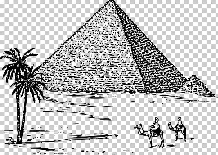 Great Pyramid Of Giza Egyptian Pyramids Ancient Egypt PNG, Clipart, Ancient Egypt, Area, Art, Black And White, Clip Art Free PNG Download