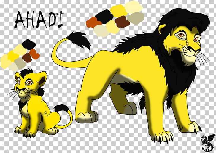 Lion Cat Yellow Illustration PNG, Clipart, Ahadi, Animals, Big Cat, Big Cats, Carnivoran Free PNG Download