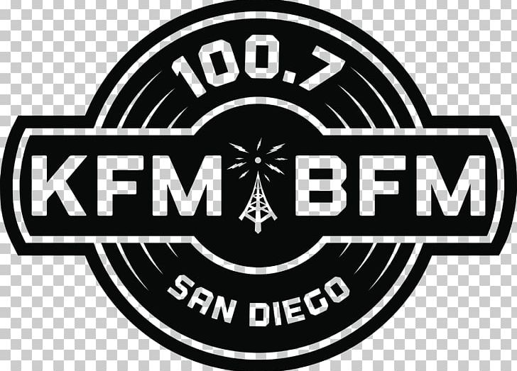 KFMB-FM Logo RBTK PNG, Clipart, Area, Black And White, Brand, California, Emblem Free PNG Download