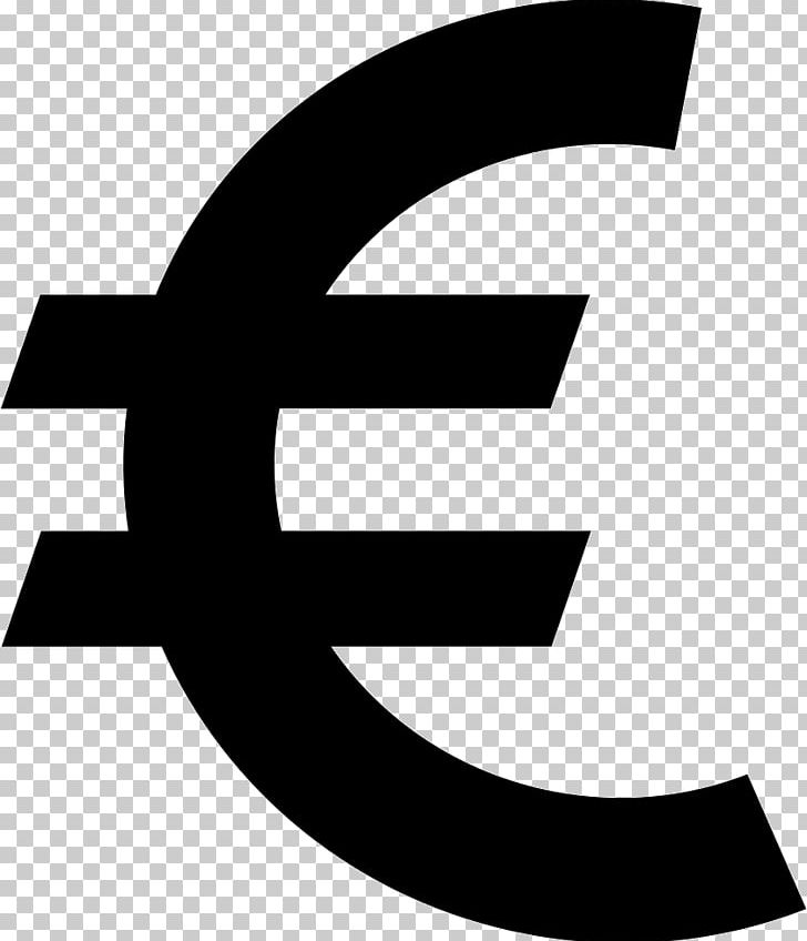 Currency Symbol Euro Sign European Union PNG, Clipart, Angle, Area, Black, Black And White, Black M Free PNG Download