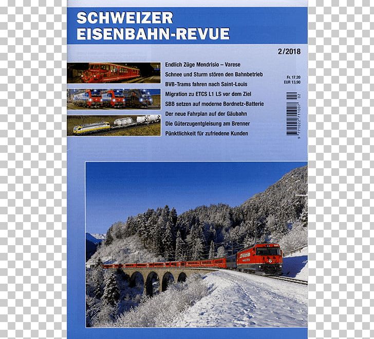 Schweizer Eisenbahn-Revue Transport Railroad Switzerland European Train Control System PNG, Clipart, 2017, 2018, Advertising, European Train Control System, Railroad Free PNG Download