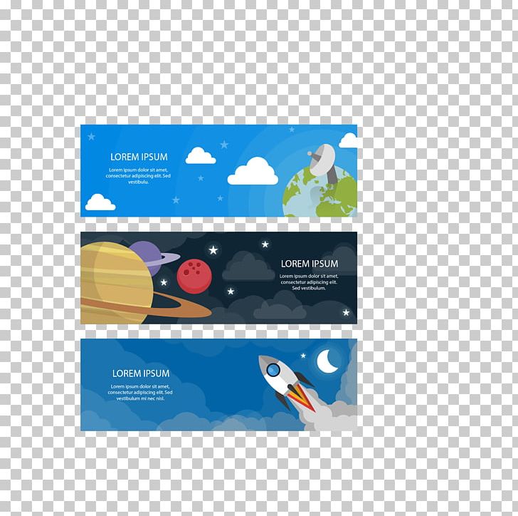 Flat Design Web Banner Advertising PNG, Clipart, Banner, Blue, Cartoon, Color, Color Pencil Free PNG Download