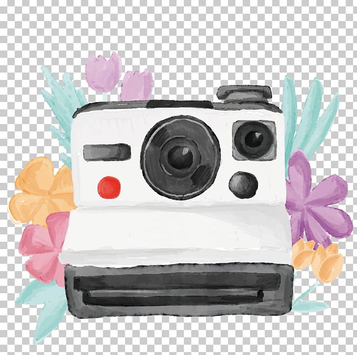 Polaroid Corporation Watercolor Painting Photography Camera PNG, Clipart, Camera, Cameras Optics, Digital Camera, Digital Cameras, Download Free PNG Download