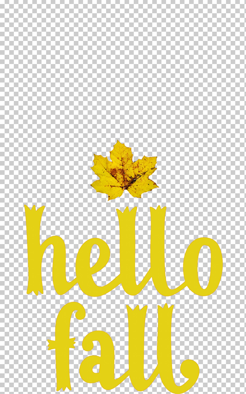 Hello Fall Fall Autumn PNG, Clipart, Autumn, Fall, Hello Fall, Leaf, Line Free PNG Download
