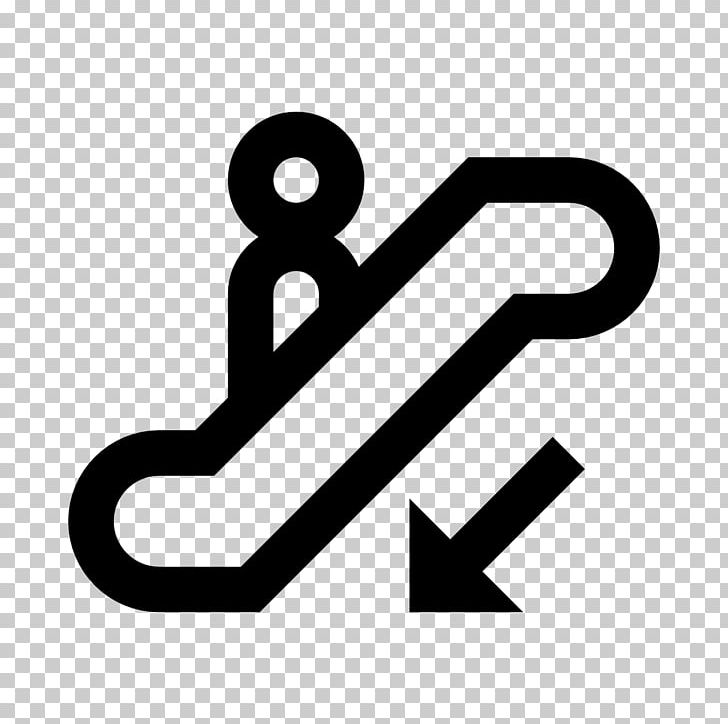 Computer Icons Escalator Symbol Stairs Font PNG, Clipart, Area, Black And White, Brand, Computer Icons, Download Free PNG Download