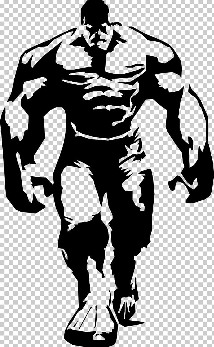 Hulk Silhouette Stencil Airbrush Painting PNG, Clipart, Arm, Art, Black, Black And White, Comic Free PNG Download