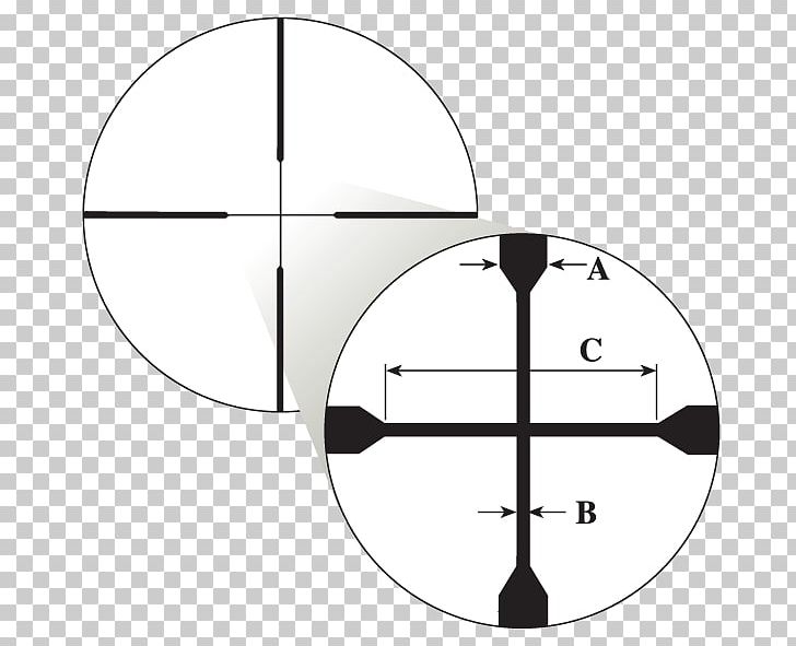 Telescopic Sight Reticle Night Vision American Technologies Network Corporation PNG, Clipart, Angle, Area, Black And White, Bushnell Corporation, Circle Free PNG Download