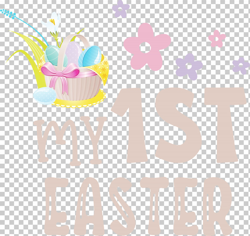 Logo PNG, Clipart, Easter Baskets, Easter Day, Logo, My 1st Easter, Paint Free PNG Download